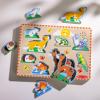 imageMelissa ampamp Doug Farm Animals Sound Puzzle  Wooden Peg Puzzle with Sound Effects 8 pcsPets
