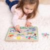 imageMelissa ampamp Doug Farm Animals Sound Puzzle  Wooden Peg Puzzle with Sound Effects 8 pcsZoo Animals