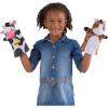 imageMelissa ampamp Doug Farm Friends Hand Puppets Set of 4  Cow Horse Sheep and Pig