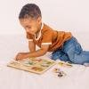 imageMelissa ampamp Doug Farm Sound Puzzle  Wooden Peg Puzzle with Sound Effects 8 pcs