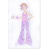 imageMelissa ampamp Doug Fashion Design Art Activity Kit  9 DoubleSided Rubbing Plates 4 Pencils Crayon  Fashion Plates Travel Toys for Kids Ages 5Fashion Design
