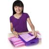 imageMelissa ampamp Doug Fashion Design Art Activity Kit  9 DoubleSided Rubbing Plates 4 Pencils Crayon  Fashion Plates Travel Toys for Kids Ages 5Fashion Design