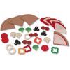 imageMelissa ampamp Doug Felt Food Mix And Match Pizza Play Food Set  42 Pieces Felt Pizza Play Set For Kids Kitchen Pretend Toy For Toddlers And Kids Ages 2Food Set