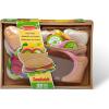 imageMelissa ampamp Doug Felt Food Sandwich Play Food Set 33 pcs Orange 1 CountFelt Play Food