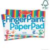 imageMelissa ampamp Doug Finger Paint Paper Pad 12 x 18 inches  50 Sheets 2Pack  FSC Certified