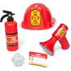 imageMelissa ampamp Doug Fire Chief Role Play Costume DressUp Set Pretend Play Firefighter Outfit with Realistic Accessories for Kids and Toddlers Ages 3