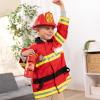 imageMelissa ampamp Doug Fire Chief Role Play Costume DressUp Set Pretend Play Firefighter Outfit with Realistic Accessories for Kids and Toddlers Ages 3