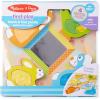 imageMelissa ampamp Doug First Play PeekaBoo Pets Wooden Touch and Feel Puzzle with Mirror Mirror Toy for Babies and Toddlers Sensory Toy PuzzlePuzzle