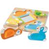 imageMelissa ampamp Doug First Play PeekaBoo Pets Wooden Touch and Feel Puzzle with Mirror Mirror Toy for Babies and Toddlers Sensory Toy PuzzlePuzzle