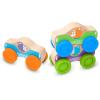 imageMelissa ampamp Doug First Play Wooden Animal Stacking Cars 3 pcs