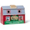 imageMelissa ampamp Doug Fold and Go Wooden Barn with 7 Animal Play Figures  Farm Animals Barn Toy Portable Toys Farm Toys for Kids and Toddlers Ages 3Set