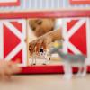 imageMelissa ampamp Doug Fold and Go Wooden Barn with 7 Animal Play Figures  Farm Animals Barn Toy Portable Toys Farm Toys for Kids and Toddlers Ages 3Set