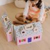 imageMelissa ampamp Doug Fold and Go Wooden Dollhouse with 2 Dolls and Wooden FurnitureMultiOne Size