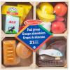 imageMelissa ampamp Doug Food Groups  21 HandPainted Wooden Pieces and 4 Crates