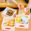 imageMelissa ampamp Doug Food Groups  21 HandPainted Wooden Pieces and 4 Crates