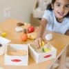 imageMelissa ampamp Doug Food Groups  21 HandPainted Wooden Pieces and 4 Crates