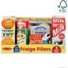 imageMelissa ampamp Doug Fridge Fillers Grocery Play Food Cartons 8 Pieces Wooden Toy Groceries Pretend Play Food Kitchen Accessories for Kids Ages 3  FSC Certified