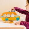 imageMelissa ampamp Doug GO Tots Wooden Roll ampamp Ride Bus with 3 Disks School Bus Toys for Babies and Toddlers  FSCCertified Materials