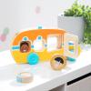 imageMelissa ampamp Doug GO Tots Wooden Roll ampamp Ride Bus with 3 Disks School Bus Toys for Babies and Toddlers  FSCCertified Materials