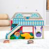 imageMelissa ampamp Doug GO Tots Wooden Schoolyard Tumble with 4 Disks  FSC Certified