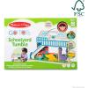 imageMelissa ampamp Doug GO Tots Wooden Schoolyard Tumble with 4 Disks  FSC Certified