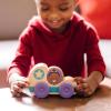 imageMelissa ampamp Doug GO Tots Wooden Star Cars 2 Cars 2 Disks Stacking Toys for Infants Hand Push Vehicles Wooden Car Toys for Toddlers Ages 1  FSCCertifiedStar Cars