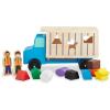 imageMelissa ampamp Doug Geometric Stacker  Wooden Educational Toy25 countpack of 1Geometric