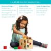 imageMelissa ampamp Doug Geometric Stacker  Wooden Educational Toy25 countpack of 1Geometric