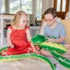 imageMelissa ampamp Doug Giant Boa Constrictor  Lifelike Stuffed Animal Snake Over 14 feet Long