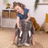 imageMelissa ampamp Doug Giant Elephant  Lifelike Stuffed Animal Over 3 feet LongElephant