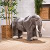 imageMelissa ampamp Doug Giant Elephant  Lifelike Stuffed Animal Over 3 feet LongElephant