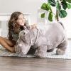 imageMelissa ampamp Doug Giant Hippopotamus  Lifelike Stuffed Animal Over 2 feet Long