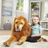 imageMelissa ampamp Doug Giant Lion  Lifelike Stuffed Animal Over 6 feet LongClassic