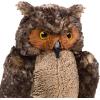 imageMelissa ampamp Doug Giant Owl  Lifelike Stuffed Animal 17 inches Tall Brown