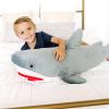 imageMelissa ampamp Doug Giant Shark  Lifelike Stuffed Animal Over 3 feet Long