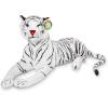 imageMelissa ampamp Doug Giant Siberian White Tiger  Lifelike Stuffed Animal Over 5 feet Long