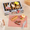 imageMelissa ampamp Doug Grill and Serve BBQ Set with Pretend Play Toy Food ampamp Kids Play Kitchen Accessories Preschool Learning Toys for Girls ampamp Boys 3