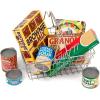 imageMelissa ampamp Doug Grocery Basket  Pretend Play Toy with Heavy Gauge Steel ConstructionGrocery Basket