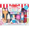 imageMelissa ampamp Doug Ice Cream Shop MultiColored Chalk and Holders Play Set  33 Pieces Great Gift for Girls and Boys Kids Chalk Set