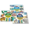 imageMelissa ampamp Doug Jumbo 50Page Kids Coloring Pads 3Pack  Animals Vehicles and MultiThemed  FSC CertifiedPads Set