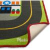 imageMelissa ampamp Doug Jumbo Roadway Activity Rug 4 Wooden Traffic Signs 79quot L X 60quot W Pretend Play Road Activity RugFrustrationFree Packaging