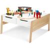 imageMelissa ampamp Doug Kids Furniture Wooden Art ampamp Activity Table with Bins Wooden Kids Activity Table with Storage