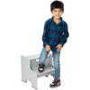 imageMelissa ampamp Doug Kids Furniture Wooden Step Stool  GrayGray