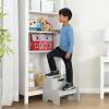 imageMelissa ampamp Doug Kids Furniture Wooden Step Stool  GrayGray