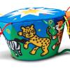 imageMelissa ampamp Doug Ks Kids Bongo Drums Soft Musical Instrument Multicolor 1 EA
