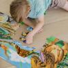 imageMelissa ampamp Doug Land of Dinosaurs Floor Puzzle 48 pc Jumbo Jigsaw Puzzle Educational Screen Free Activity for Toddler Preschoolers and Kids Ages 3 4 feet Long  FSC CertifiedLand of Dinosaurs
