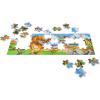 imageMelissa ampamp Doug Land of Dinosaurs Floor Puzzle 48 pc Jumbo Jigsaw Puzzle Educational Screen Free Activity for Toddler Preschoolers and Kids Ages 3 4 feet Long  FSC CertifiedLand of Dinosaurs