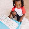 imageMelissa ampamp Doug LearntoPlay Piano with 25 Keys and ColorCoded Songbook  BluePlay Piano