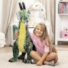 imageMelissa ampamp Doug Lifelike Plush Giant Winged Dragon Stuffed Animal 36 x 405 x 16 in