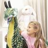 imageMelissa ampamp Doug Lifelike Plush Giant Winged Dragon Stuffed Animal 36 x 405 x 16 in